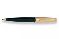 Aurora Style Black/Gold Guilloche Ballpoint Pen