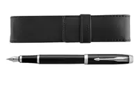 Buy your Parker IM Matte Black CT Fountain Pen + Pen Pouch Set at Pengraveren.nl