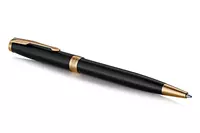 Parker Sonnet Laquer Black GT Balpen + Vulpen Set