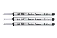 Retro 51 Short Capless Rollerball Vullingen 3 Pack Black (Schmidt)