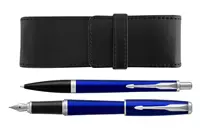 Parker Urban Night Sky Blue Fountain Pen + Ballpoint Pen + Pen Pouch Set