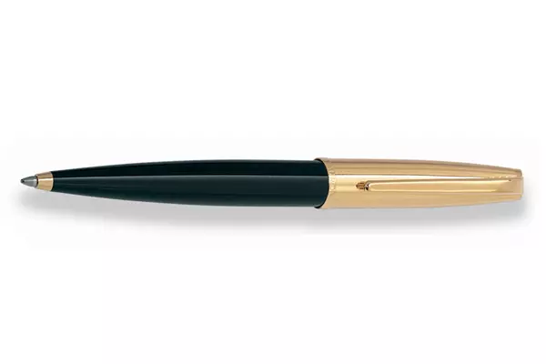 Aurora Style Black/Gold Guilloche Ballpoint Pen