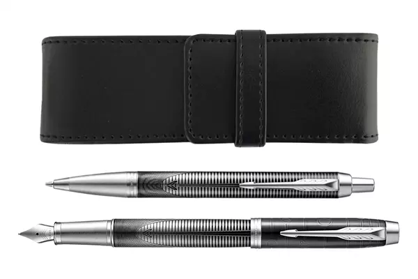 Parker IM Metallic Pursuit Vulpen + Balpen + Penetui Set