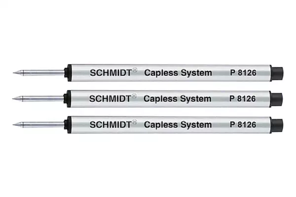 Retro 51 Short Capless Rollerball Vullingen 3 Pack Black (Schmidt)