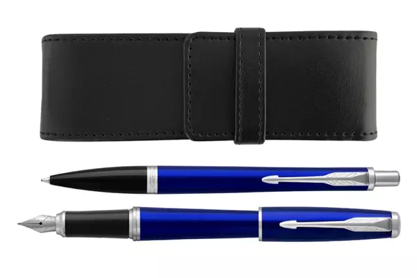 Parker Urban Night Sky Blue Vulpen + Balpen + Penetui Set