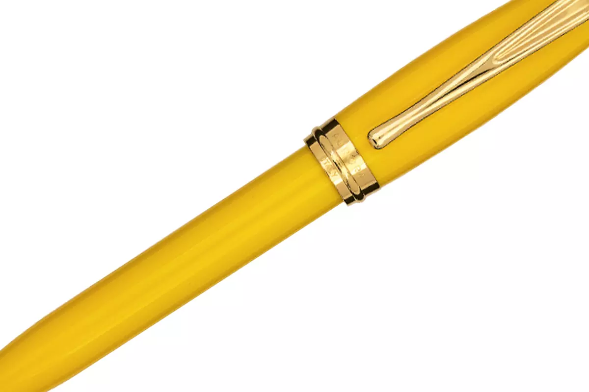 Aurora Ipsilon Yellow GT Ballpoint Pen