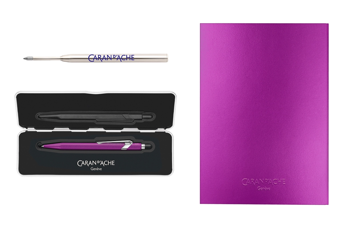 Een Caran d'Ache 849™ COLORMAT-X Violet Set koop je bij Pengraveren.nl